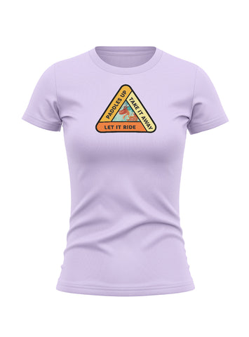 Women's Paddling Commands (triangle) Dri-Fit Tank Purple