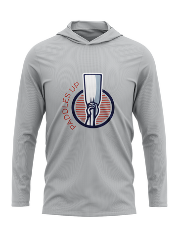 Men's Paddles Up Jersey w/hood - Grey