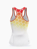 Women's Orange Scales Sublimated Relaxed Tank Top